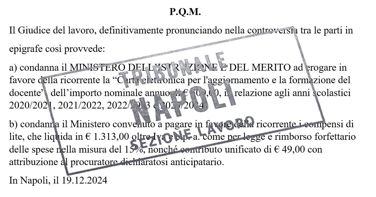 Riconoscere e Proteggere i Diritti dei Docenti