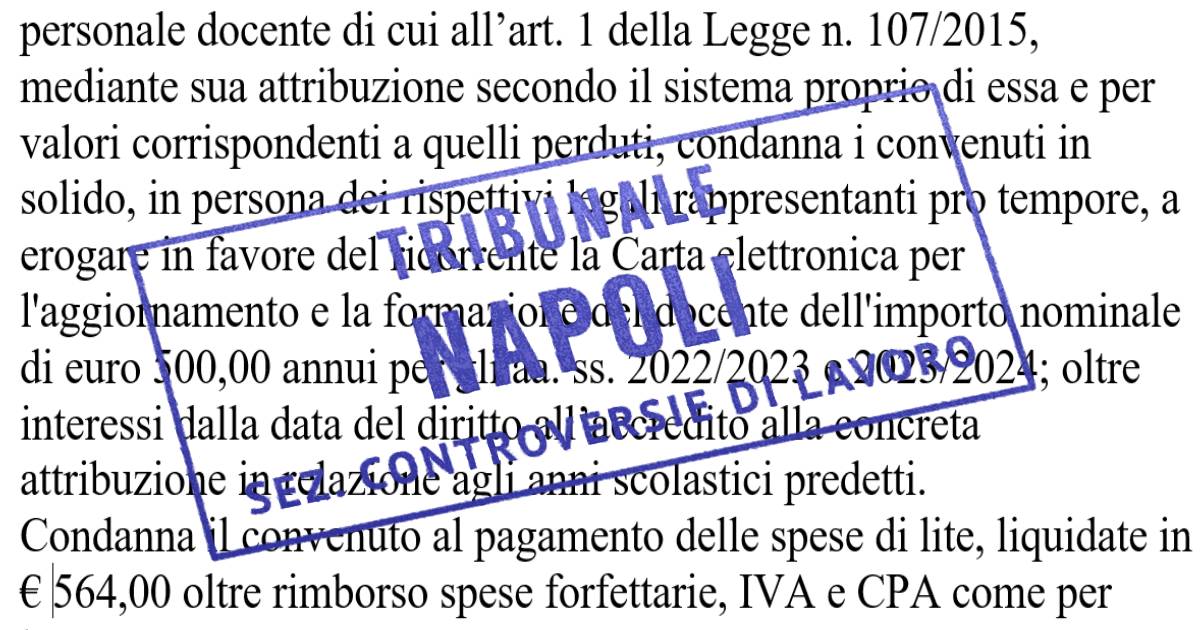 Gli insegnanti sono importanti per le nuove generazioni